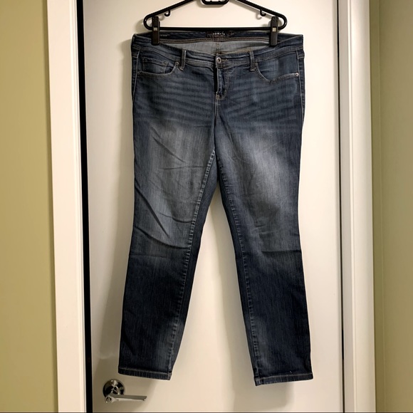 TORRID Premium Luxe Skinny Darker Medium Jeans